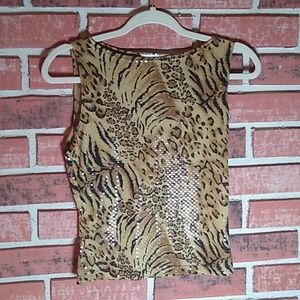 A byer animal print shirt